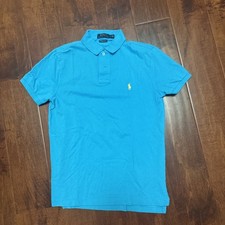 Polo Ralph Lauren Men Custom Slim Fit Mesh Short Sleeve Polo Men Small Preppy S