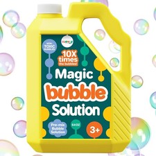 64 oz Iridescent Bubble Solution Refill Non-Toxic Pre-Mix Refill...