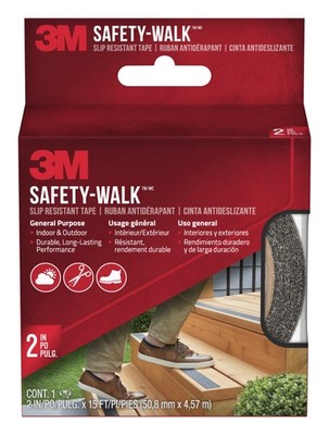 3M Safety-Walk Anti Rutsch Klebeband 50,8 mm x 4,57 m Schwarz Rutschschutz