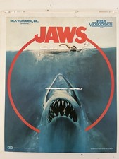 Jaws RCA CED VideoDisc Movie 1975 Horror Thriller, Roy Scheider