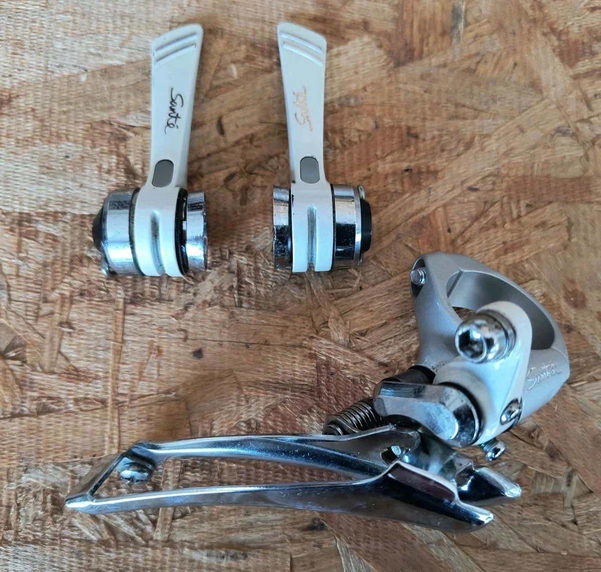 Manettes De Vitesses Shimano Sante SL-5000 Down Tube - Neuves De Série Vintage