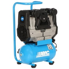 COMPRESSORE ARIA PORTATILE SILENZIATO 6Lt MONOFASE 2HP START QUIETE 0S20 ABAC
