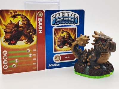 Skylanders Spyro's Adventure Bash & Stat Card And Sticker Activision Toy Figure
