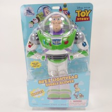 Disney Parks Toy Story Buzz Light Year Bubble Blower Arm Chest Lights New Sealed