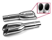 Mustang Exhaust Tips Gt Rolled Pair 1967 1968 1969