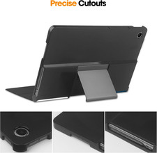 Custodia Moex Per Lenovo Tab Plus – Dash Case In Nylon, Con Cerniera E Tasca Frontale, Grigio Scuro - 3