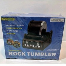 KomeStone Rock Tumbler Kit, K1 Professional Large 2.5LB Capacity. NEW