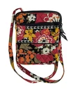 Vera Bradley Mini Hipster Crossbody Small Purse Pockets Pattern Bittersweet