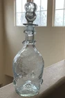 MCM Blenko Glass For Rainbow Glass, Applied Decoration, Clear Crackle