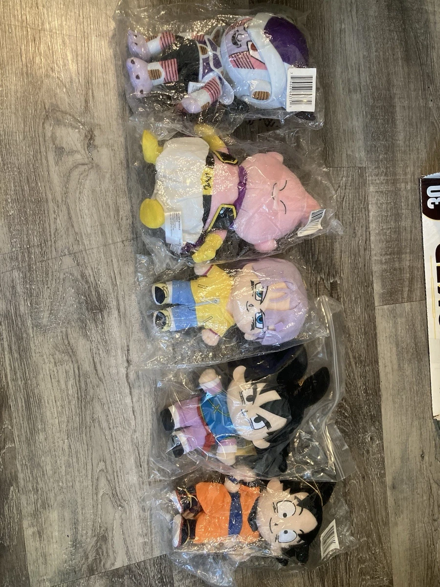 Set 10 Peluche Dragon Ball Z – Goku, Vegeta, Pikolo – Morbidi, 12 Pollici, Lavabili