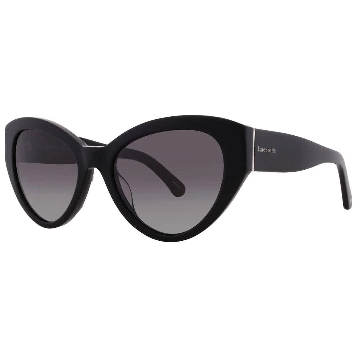 Kate Spade EMMALYNN Cat Eye Polarized Womens Sunglasses - Black/Grey - NWT kate spade new york Cat Eye Sunglasses Black for Women for  main image 2
