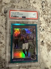 2024 Score - Lamar Jackson #19 Die-Cut /10: POP 1 None Higher