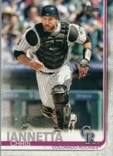 #346 Chris Iannetta Colorado Rockies 2019 Topps Series 1 Baseball