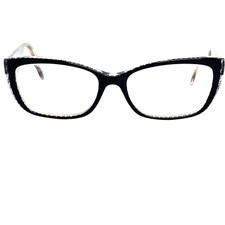 FENDI FF0003 Italy BlackPink Clear Eyeglasses Frame 52-16-140 H15809