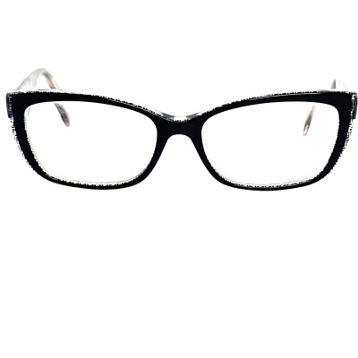 FENDI FF0003 Italy BlackPink Clear Eyeglasses Frame 52-16