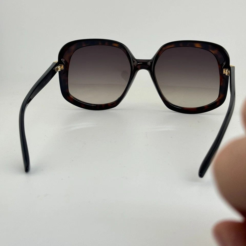 Jimmy Choo Amada/s 086HA Sunglasses Frames brown Black Tortoise 56-19-145 H15135 - Image 3 of 4