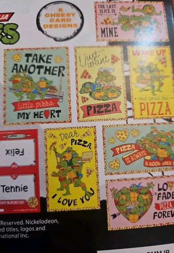 Biglietti San Valentino Teenage Mutant Ninja Turtles San Valentino - Foto 3 di 3