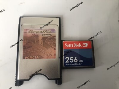 CompactFlash 256MB CF mit Compact Flash Card Adapter