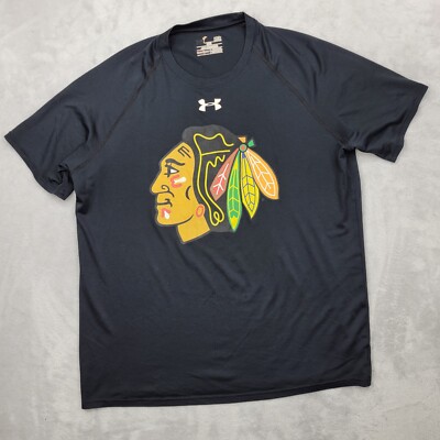 Chicago Blackhawks Shirt Men Medium Hockey Team Performance
