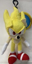 Sonic The Hedgehog Super Sonic Plush Keychain 8'' inch New Tag Licensed Product