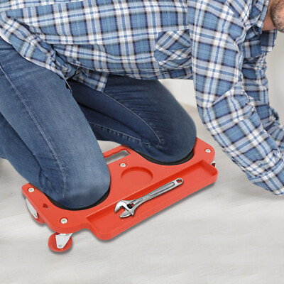 For Work Construction Job Site Tool Knee Pad Rolling Wheels Padded Knee Creeper