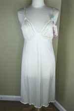 Vintage Shadowline Ivory Nylon Lace Made USA Full Size 38 26" NOS New w1