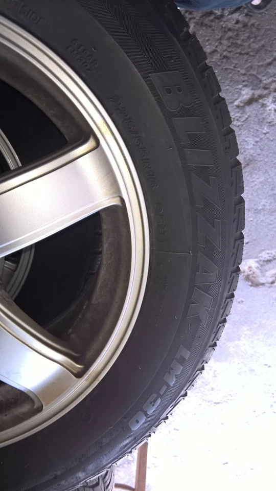 4x  Alufelgen von TEC by Asa  7 J X 16 H2 ET38 . mit Reifen. - Bild 4 von 4