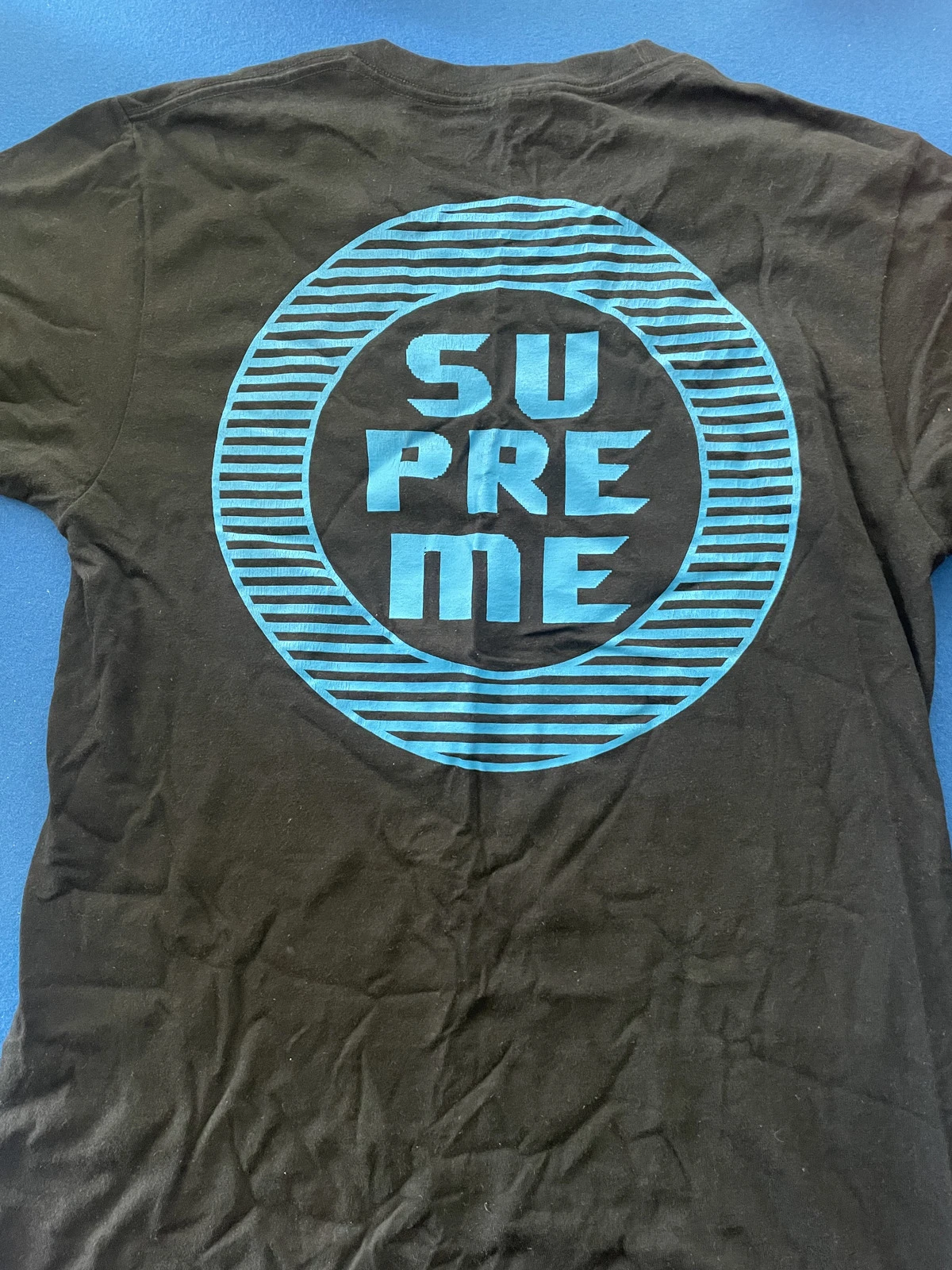 Tee shirt noir Supreme Disrupt taille Medium SS15