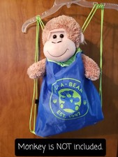 NEW Build A Bear Drawstring Backpack with Arm Holes - Carry/Cinch Bag Bag Only 