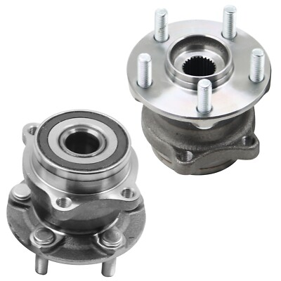 #ad #ad Pair Rear Wheel Hub Bearing For 2010 2014 Subaru Outback Forester Legacy 512401 $57.85