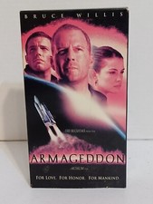 Armageddon VHS Movie 1998 Bruce Willis Action Ben Affleck Liv Tyler Touchstone