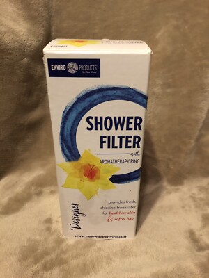 Shower Filter with Aromatherapy Ring Enviro Products New Wave Plumber Tape NIB
