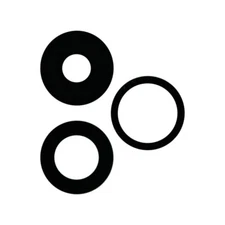 Sapphire Glass Camera Lens Set Back 3 Parts for Apple iPhone 14 Pro 14 Pro Max 