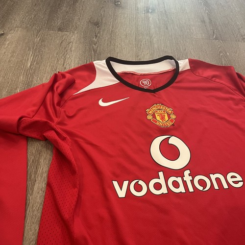 Rare Nike Manchester United Cristiano Ronaldo Longsleeve Soccer Jersey Size L - Picture 3 of 8