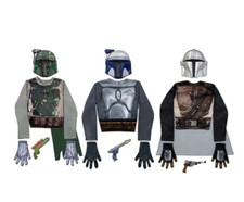Star Wars The Mandalorian Bounty Hunters Costume Dress-Up Set Of 3