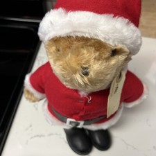 Vintage Eden 1981 Christmas Santa Rare Paddington Bear With Tag See Photo