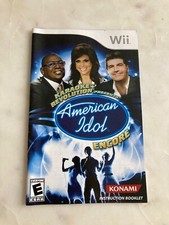 Karaoke Revolution American Idol Encore Wii Manual
