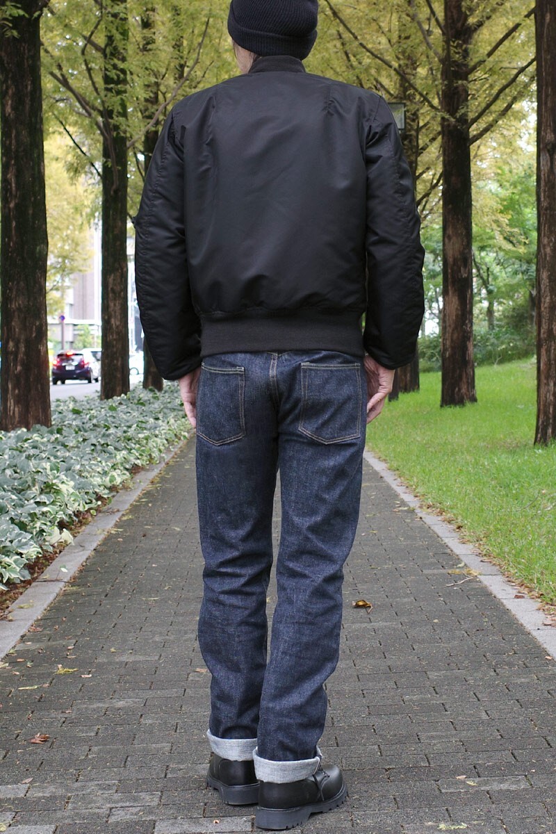 Rick Owens ラグランボンバー レザーフライトジャケット MA-1 Rick Owens - 美品 rick owens bauhaus ボンバージャケット zip
