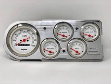 1948 1949 1950 Ford Truck 5 Gauge Dash Panel Insert White