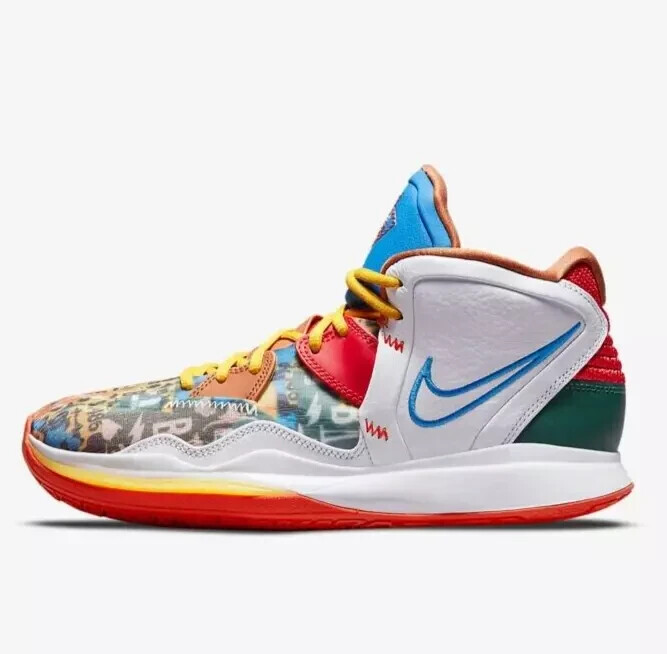 Кроссовки Nike Kyrie Infinity KY-D White Light Photo Blue Multicolor CZ0204-100 Мужские 9.5