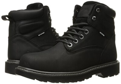Wolverine NWT Floorhand WP Mens 6in Waterproof Work Boots Black‎ Leather Size 12 17WOLMFLRHNDSTLTBFBO_Black_is main image 3