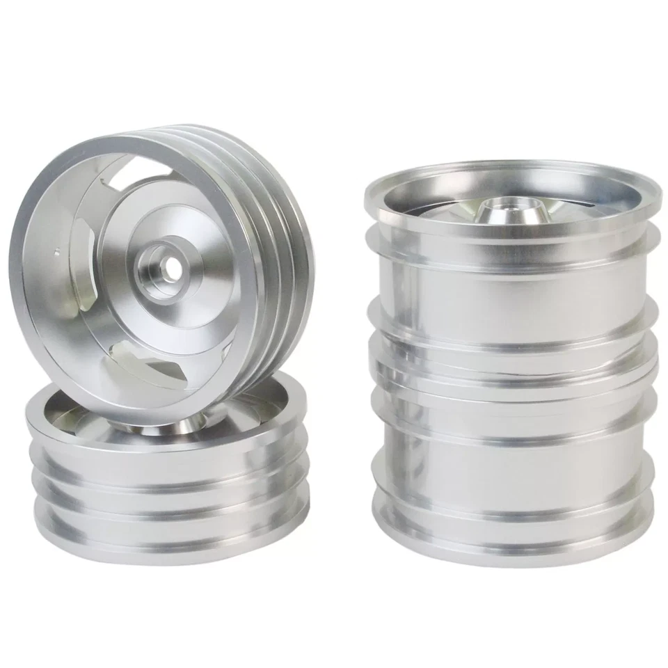 RC Car Aluminum Wheels Hub Rims for Tamiya DT-02 DT-03 Chassis Buggy Car Upgrade - Image 4 of 4