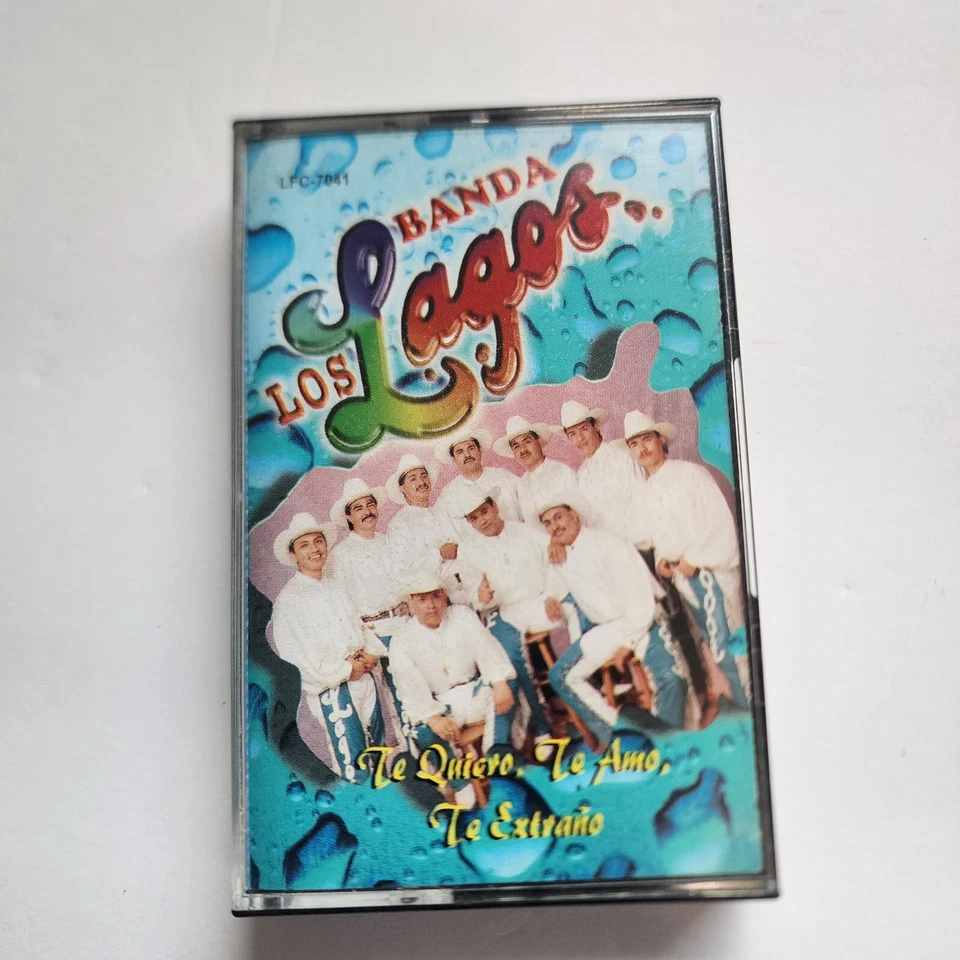 BANDA LOS LAGOS 	AMADA QUERIDA	4 CASSETS	1998	LUNA MUSIC	LXC7061	USED	MB Foto 4 de 4