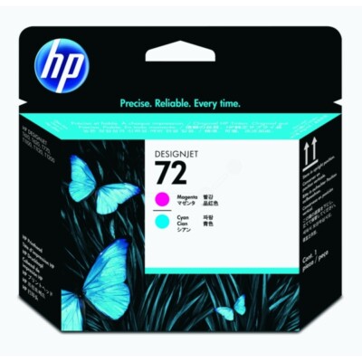 HP C9383A 72 Druckkopf magenta + cyan für HP DesignJet T 1100 1200 1300 6
