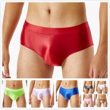 Men's Underwear Silky Smooth Underwear Low Rise Underpants Seamless Briefs
