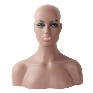 Fibergl Realistic Black Mannequin Head Bust Ebay Image Is Loading Fibergl Realistic Black Mannequin Head Bust