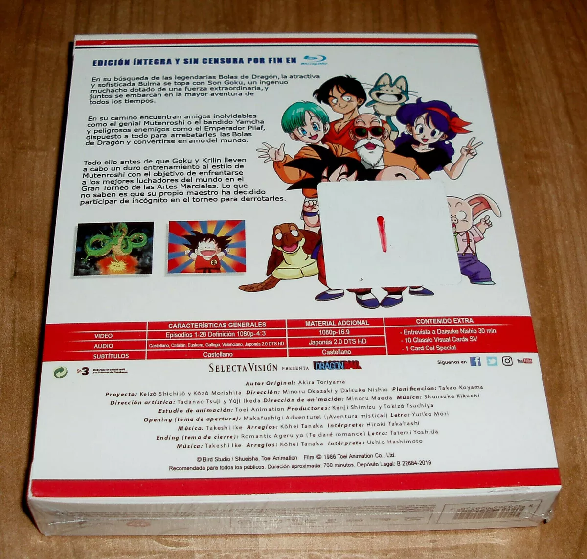 Dragon Ball Box 1 Pack 4 Blu-Ray Episodes 1-28 New Anime (Sleeveless Open)  R2