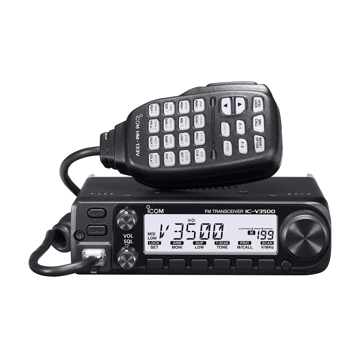 Icom IC-V3500 65W 144MHz FM Mobile Transceiver | eBay