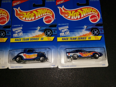 Hot Wheels - Race Team Series III - Complete set of 4 New complete and nice!!!!