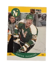 Brand New: Vintage 1990 PRO SET Gaetan Duchesne Minnesota North Stars Card